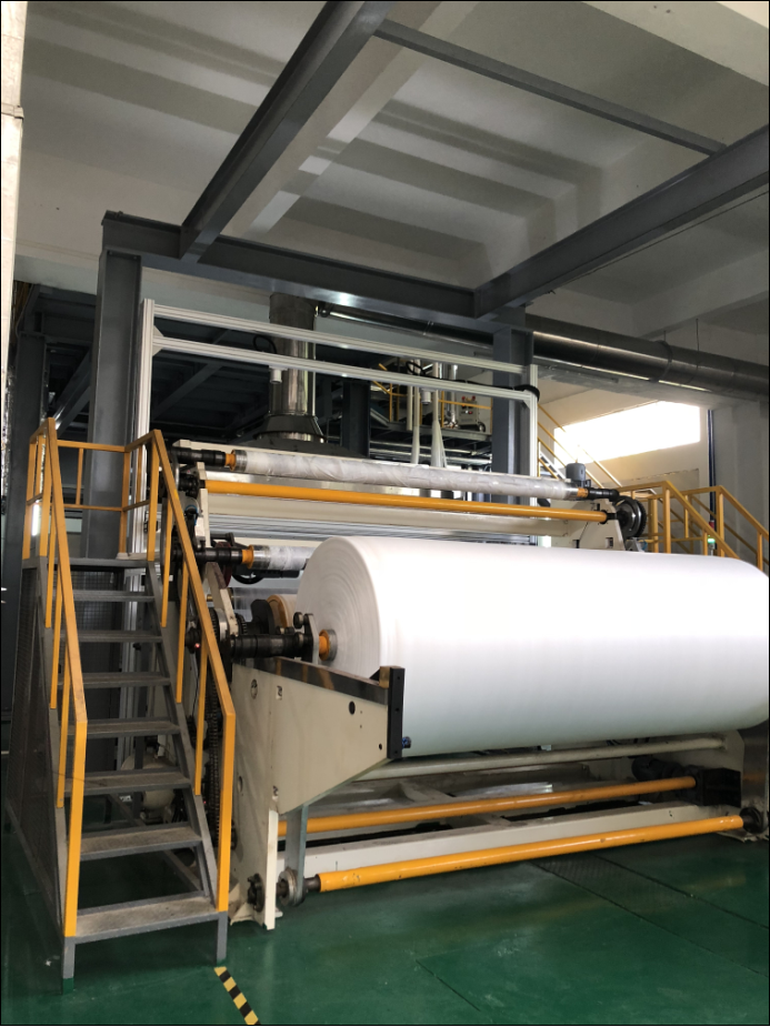 The company's 3S non-woven production line was officially launched! ! ! !